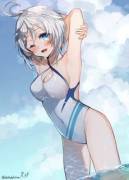 Siro at the beach