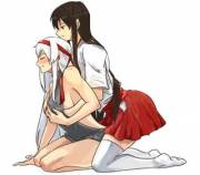 Akagi and Shoukaku (Kancolle)