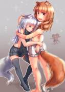 Holo and Myuri (Spice &amp; Wolf)