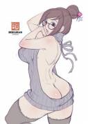 Mei in a Virgin Killler Sweater