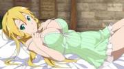 Busty Leafa in Bed.