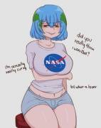 Earth-chan is curvy