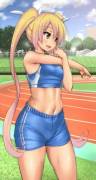Track and field babe