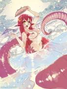 Miia in the hot springs