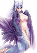 Daily lamia #6: Feathered