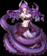 Daily lamia #201: Demon purple.