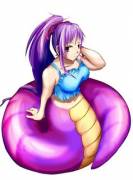 Daily lamia #98: Not so deep purple.