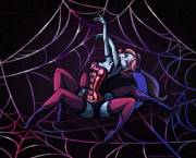 Spider girl pin-up