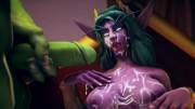 Tyrande Whisperwind cumslut (Dude017)