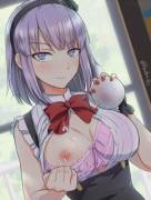 Hotaru's tit [Dagashi Kashi]