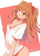 See-thru Nightgown Asuka [Evangelion]