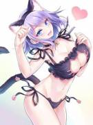 Shidare and her kitty underwear