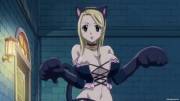 Lucy is the master of fanservice