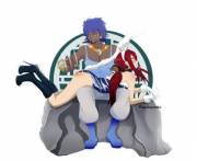 Yunu punishes Erza