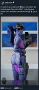 Widowmaker's Only Nude (Irastris) [Overwatch, Blizzard Entertainment]