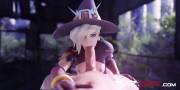 Witch Mercy Blowjob, (TIAZ-3DX)