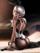 2B bunny girl