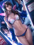 D.va swimwear selfie