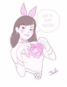 D.va has some chocolates for Valentine's day! (Dazol) [Overwatch]