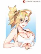 Mercy paizuri (Tofuubear)