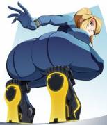 Samus drops it down low (RavenRavenRaven)