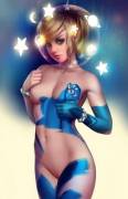 An edited version of a Samus Pin-up