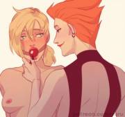 Moira x Mercy (Overwatch)[ruru]