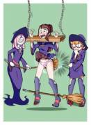 Akko Spanked (Little Witch Academia) [Geknebelt]