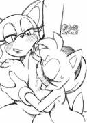 Amy Licking Rouge (Tojyo)