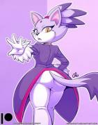 Oops!! Blaze Caught Ya Looking At Her Ass. (nekocrispy) 