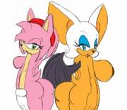Amy &amp; Rouge Want To Know, Who's Got The Nicer Ass. (thecon) 
