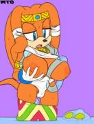 Tikal and Chaos (Marthedog)