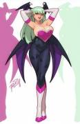 Morrigan Aensland as Rouge [Robert Porter]