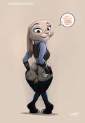 Judy Hopps'll do anything to get that new job (sinner) [F]