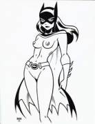 David Farley sketch album [Barbara Gordon, Poison Ivy, Harley Quinn, Talia Al Ghul]