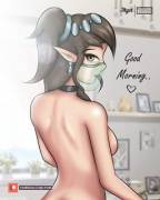 Ying Bare Back (by YHWart