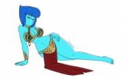 Lapis as Slave Leia for Halloween