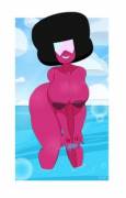 Garnet splashing about