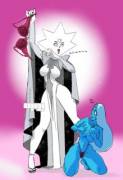 White Diamond embarrassing Blue