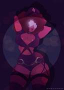 Garnet the sexy cop