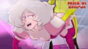 Yellow Diamond going to town on Pink (GIF)