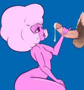 Pink Diamond handjob