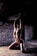 I prefer her unbound but blindfolded... and no moving!