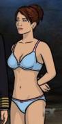 Cheryl in her bra and panties. [S6E07]
