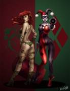 Harley Quinn and Poison Ivy