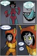 Vriska and Terezi comic by LemonFont. X-post from /r/rule34_comics