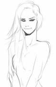 Quick Suzy doodle for possible doujinshi idea???