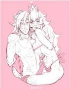 Link x Peach [Ekkoforia]