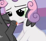 Sweetie Belle and Thunderlane