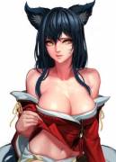 Ahri by AKE (cherrylich)
